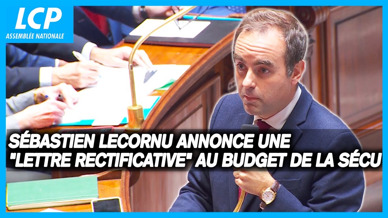 Retraites : S&eacute;bastien Lecornu annonce une lettre rectificative au budget de la S&eacute;curit&eacute; Sociale
