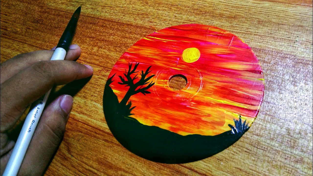 How to Paint on a CD | Step-by-Step Tutorial