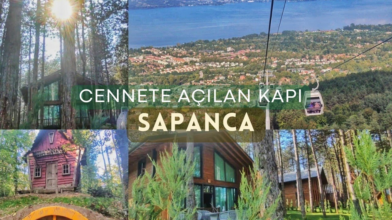 SAPANCA'DA CENNETİ GÖRDÜK ! 2000 Metredeki Tatil Köyü 'Harmony Green Village' | ve Teleferik Turu