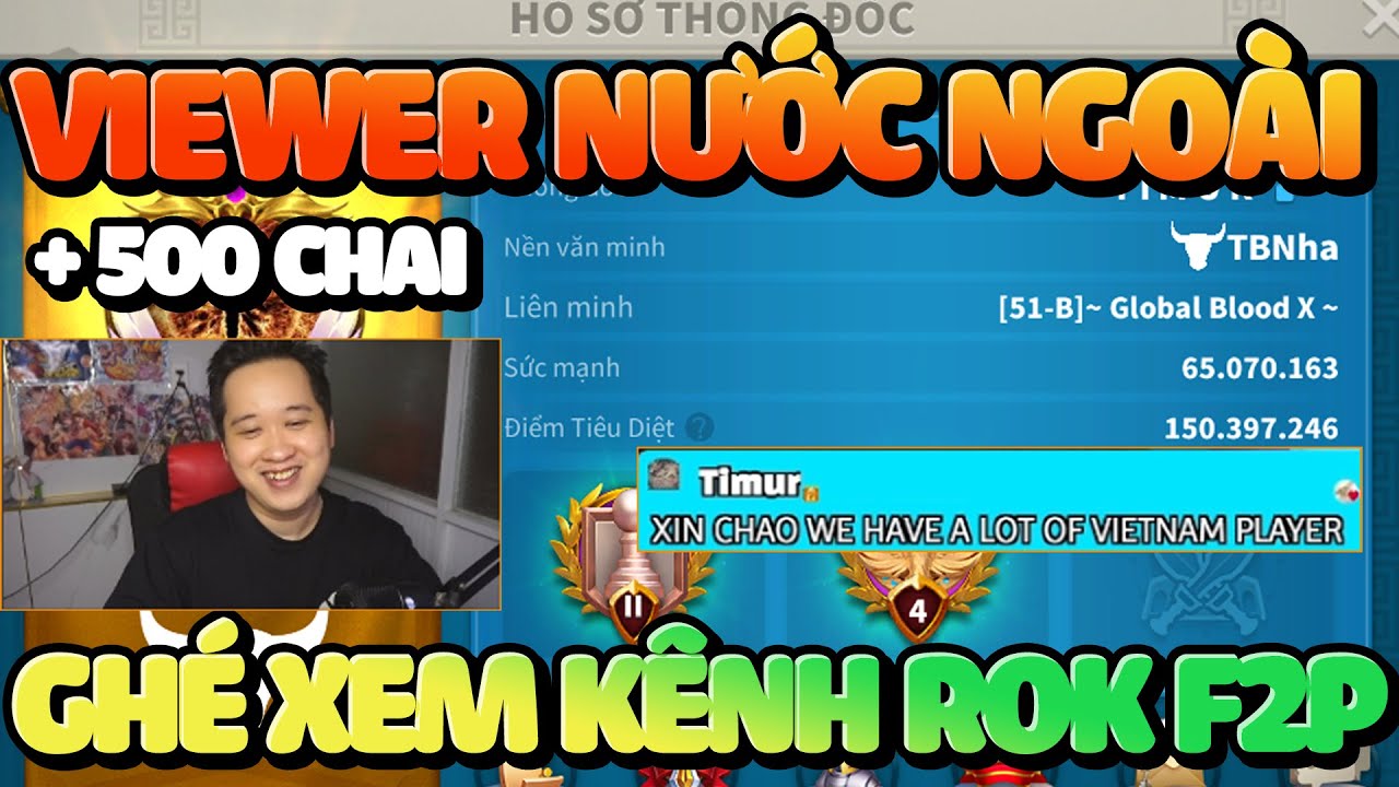 Tôi Được Viewer Thổ Nhĩ Kỳ Donate Mấy Trăm Chai - Rise of Kingdoms