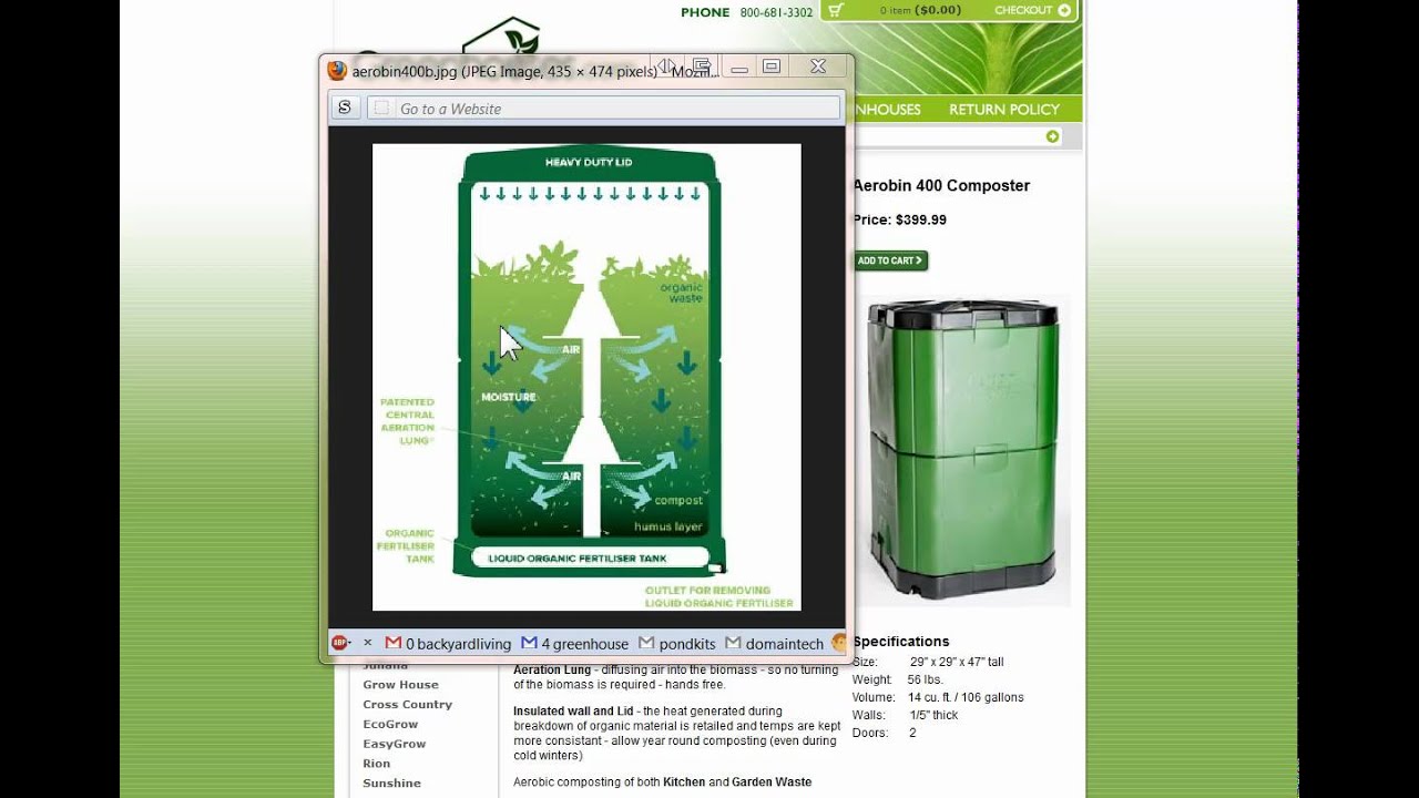 Aerobin 400 Composter