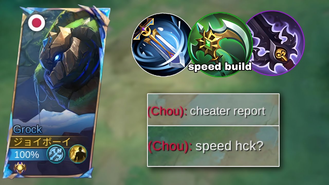 СКОРОСТЬ АТАКИ ГРОК ЭТА СБОРКА НЕЗАКОННА | Mobile Legends