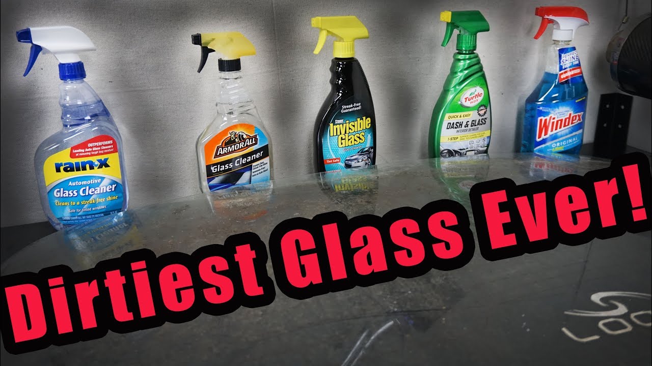 The ULTIMATE Glass Cleaner Test - Which one is the BEST?