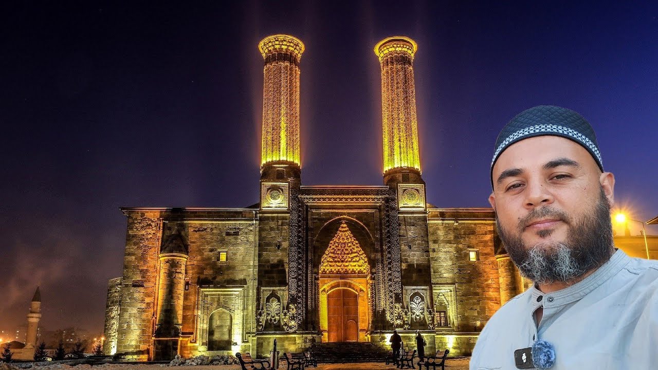 YAPAN USTANIN İNTİHAR ETTİĞİ MEDRESE çifte minareli medrese ERZURUM 39.V