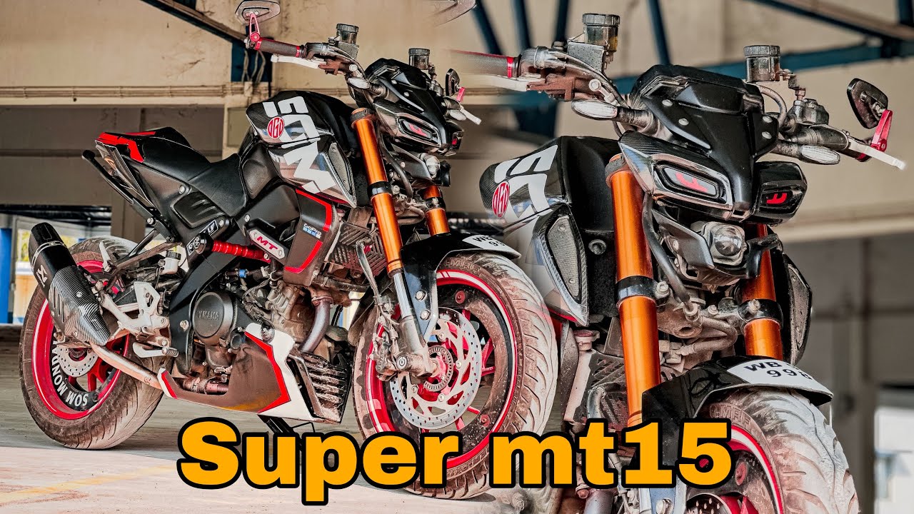 ₹65,000 Thousand worth MODIFICATION on yamaha Mt 15  | Full system AKRAPOVIC Exhaust | Brembo Brakes