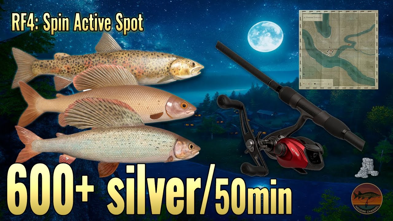 🤑 600+ SILVER/HR! Arctic Grayling & Lenok Guide | Lower Tunguska [RF4]