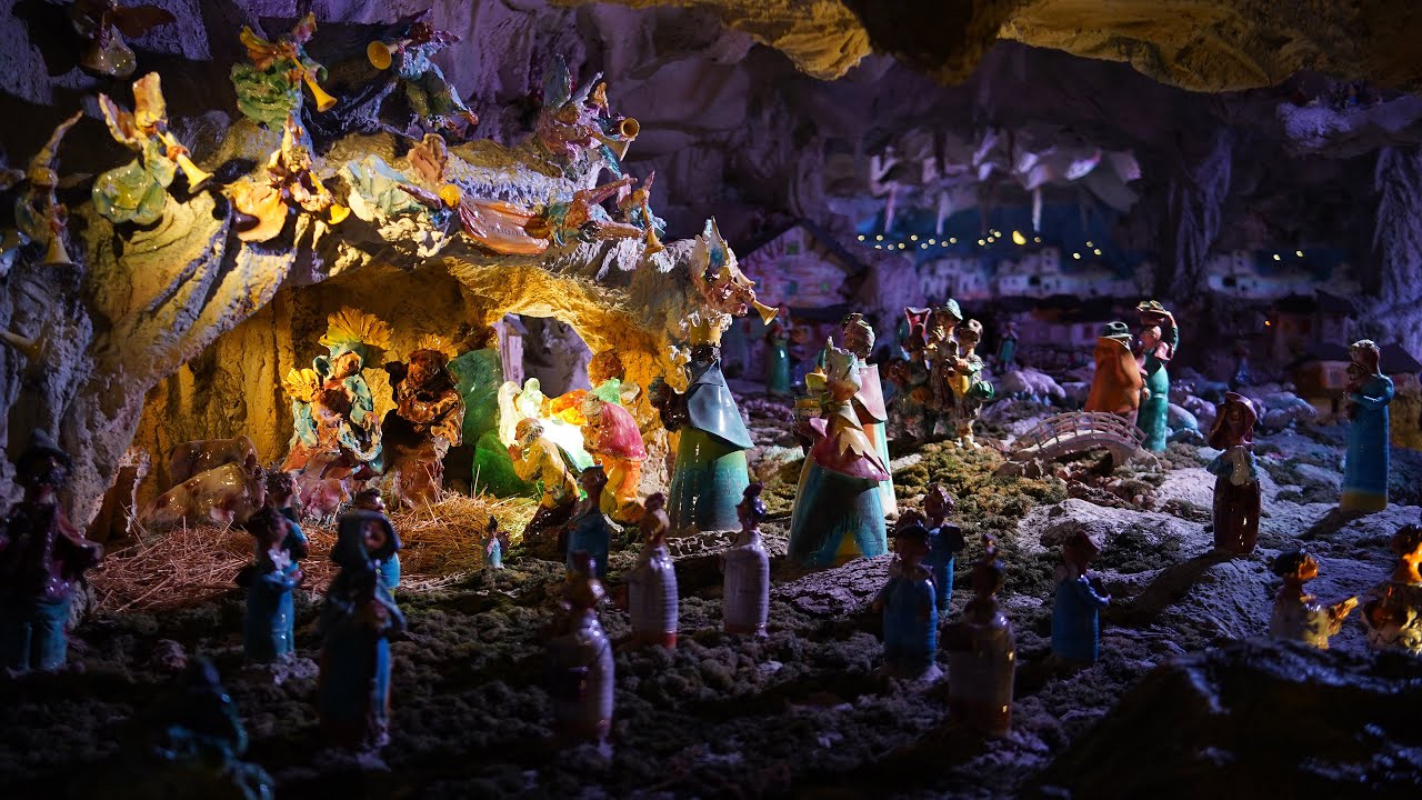 Il presepe di Ceramica di Arenzano (GE) 2025/26 - Santuario di Gesù Bambino di Praga - 4K UHD