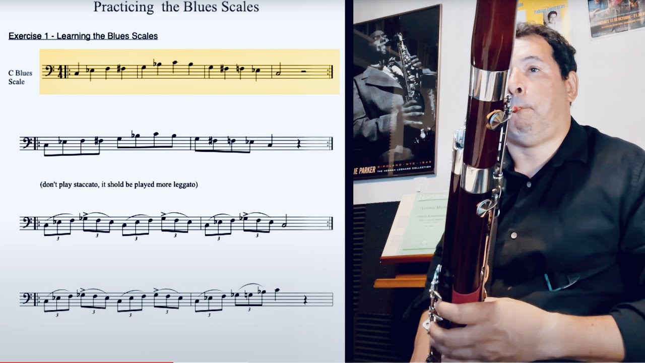 THE BLUES SCALES FOR BASSOON - Exercise #1