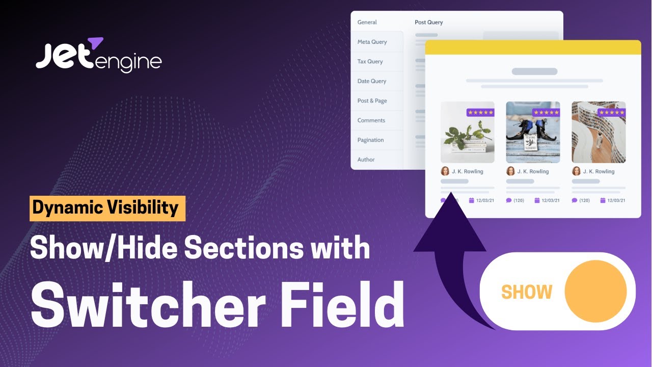 Dynamic visibility for Elementor | Show & hide elements with Switcher | Crocoblock JetEngine