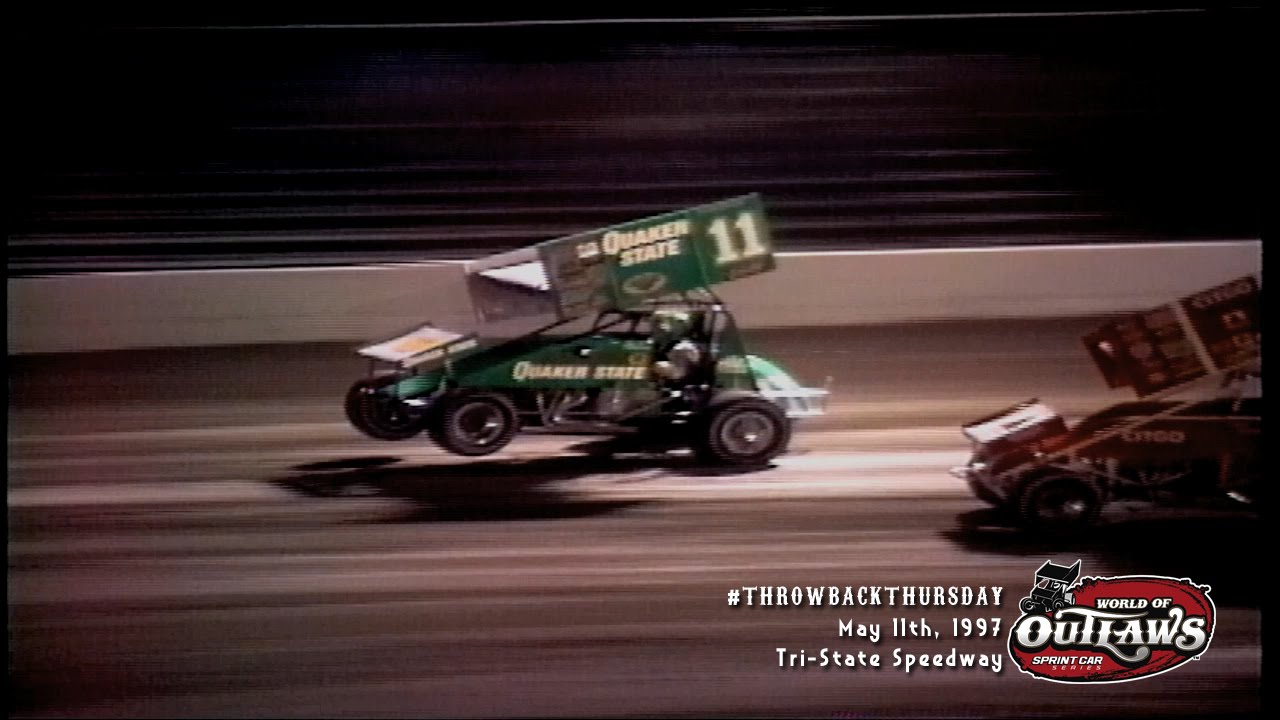 #ThrowbackThursday: World of Outlaws Sprint Cars, автодром Tri-State Speedway, 11 мая 1997 г.
