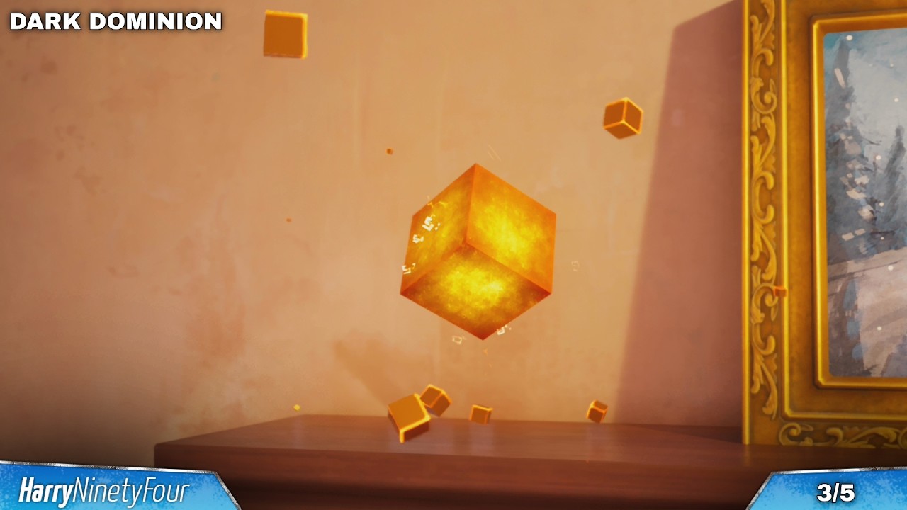 Find all Chaos Cubes in or Around Dark Dominion Locations - Fortnite