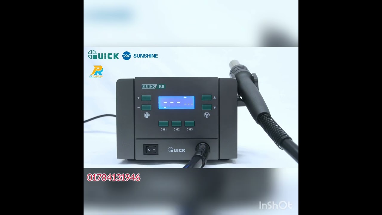 QUICK K8 হটগান #viral #mobilerepairing #quick #hotgun #reworkstation #fly #china #bangladesh #video