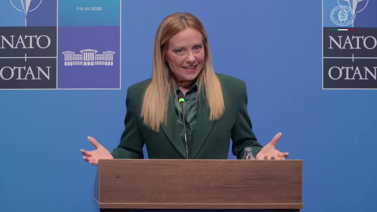 NATO Summit 2026: Press conference by Prime Minister Giorgia Meloni