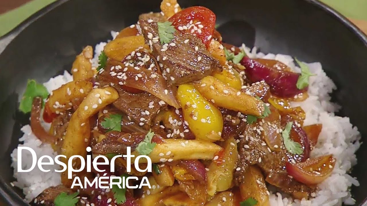 Receta de lomo saltado de la chef Lorena García | Cocineros Latinos