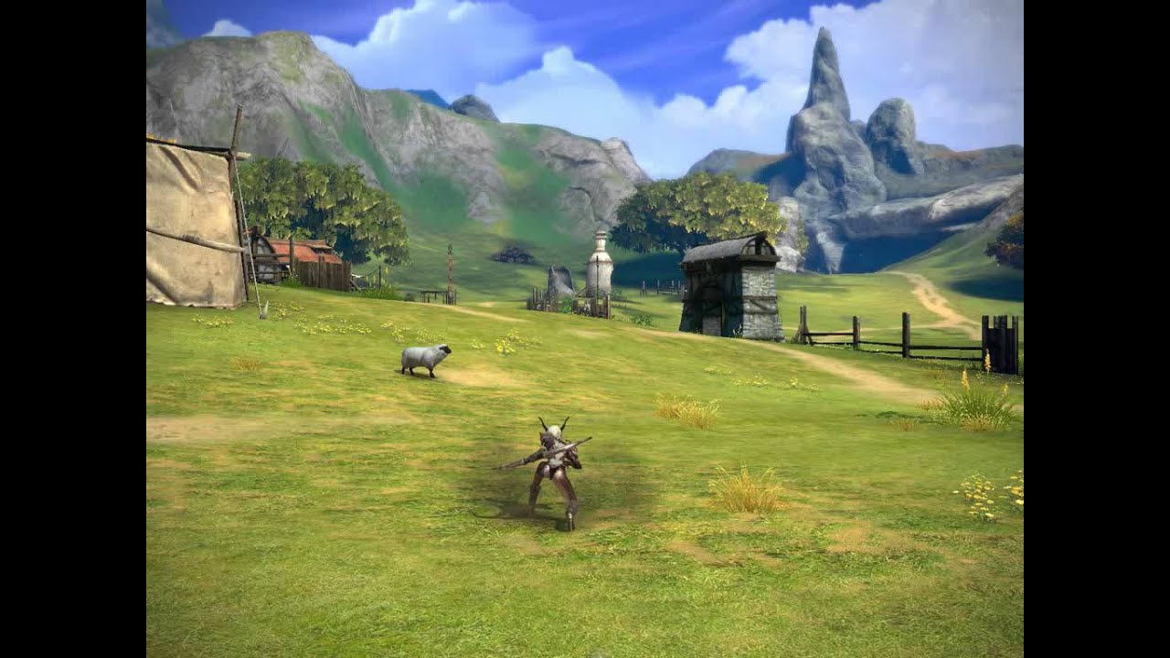Tera Online - Castanic Female Archer - Attack Animations