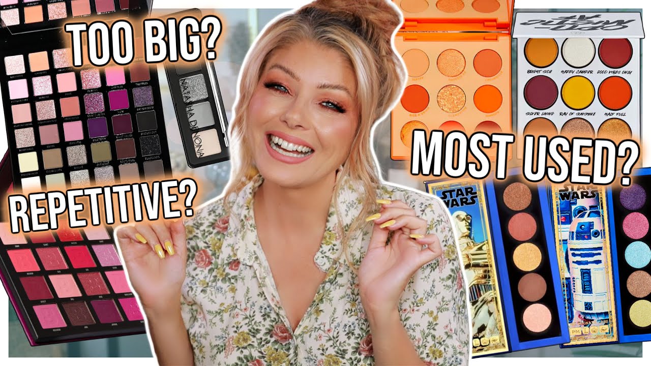 Too Big, Too Repetitive, Ugly Packaging? | Eyeshadow Palette TAG 5000
