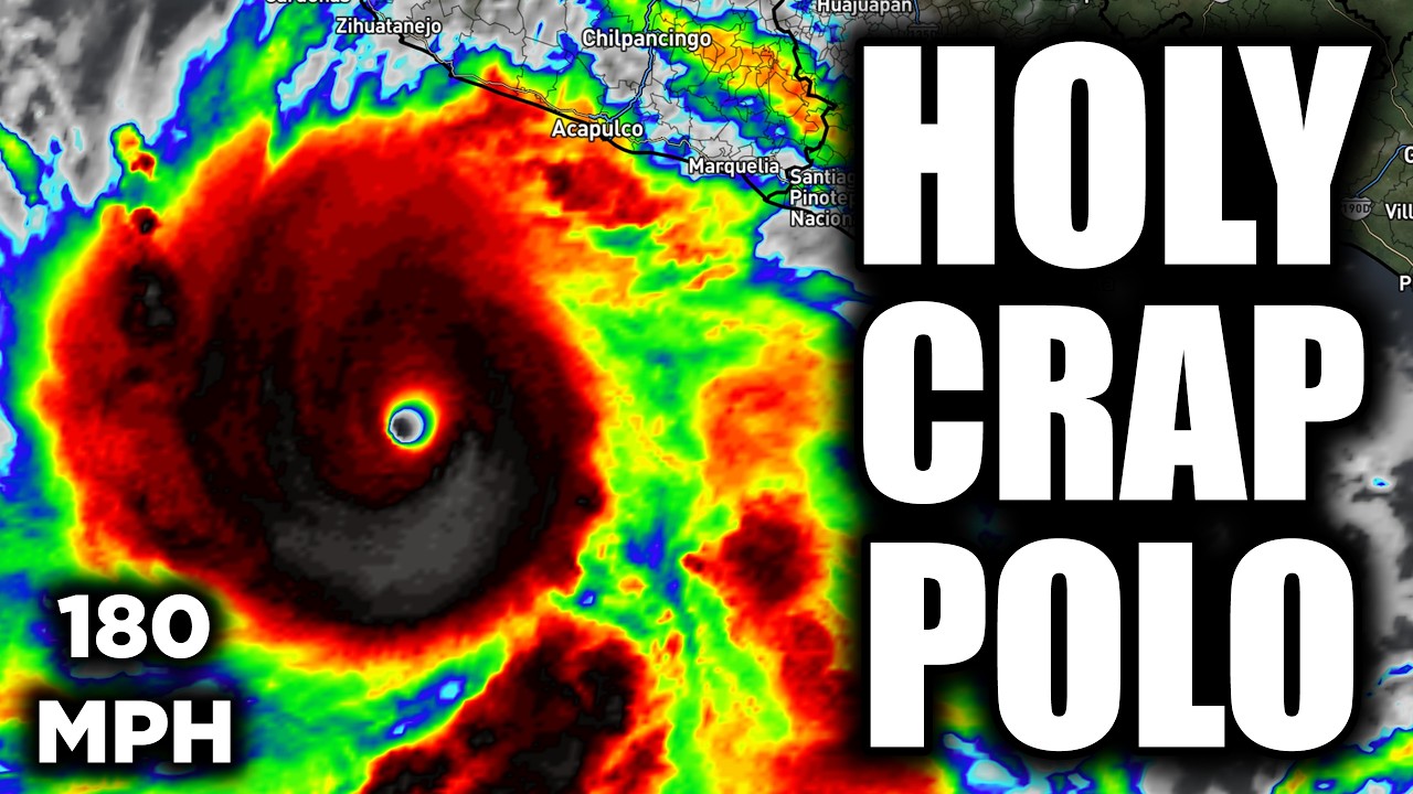 🔴BREAKING Hurricane POLO Continues To EXPLOSIVELY Intensify!
