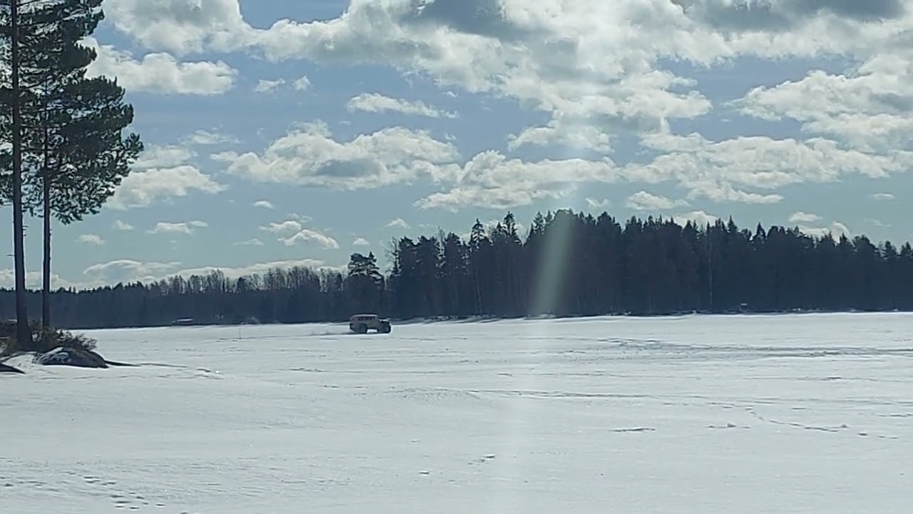 Driving on ice with Dodge WC53