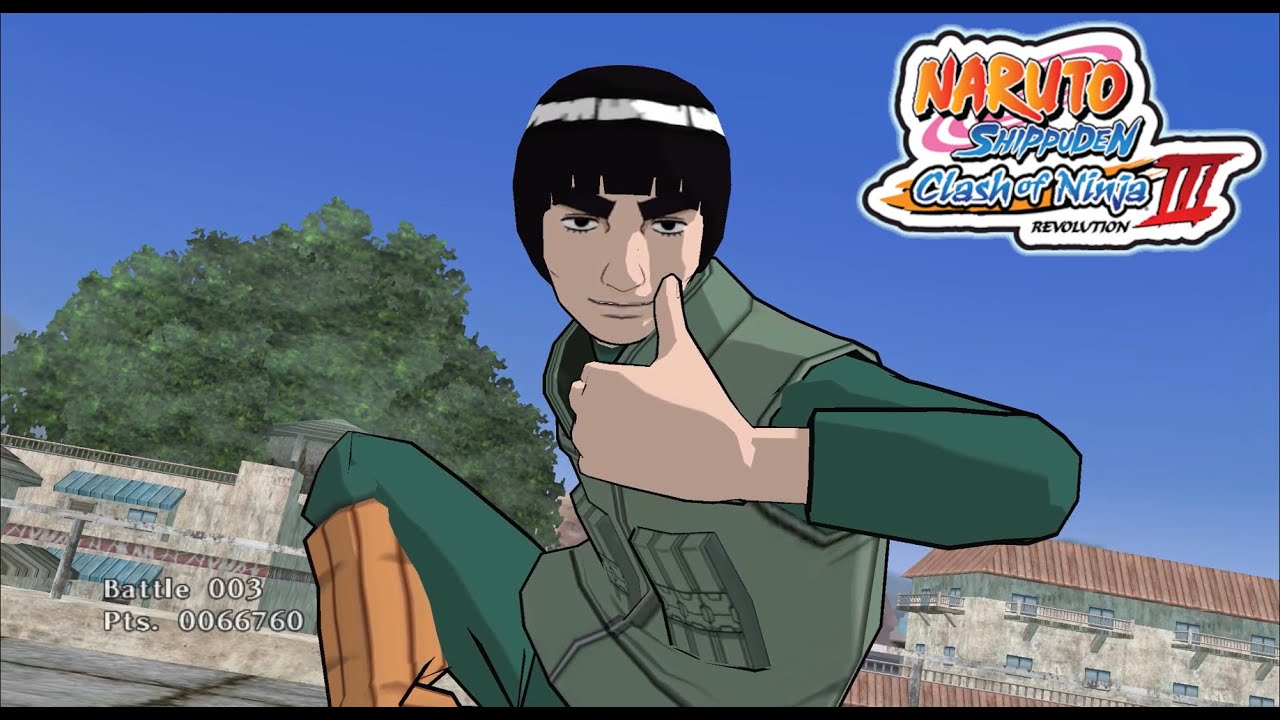 Naruto Clash of Ninja Revolution 3 - Guy Solo Arcade [Hardest Difficulty] 1080p