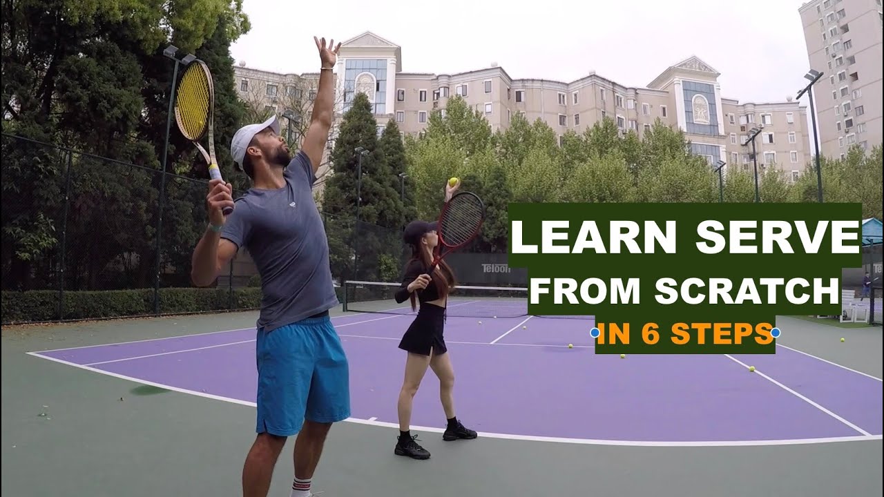 Learn Tennis Serve From Scratch - 6 Steps (TENFITMEN - Episode 174)