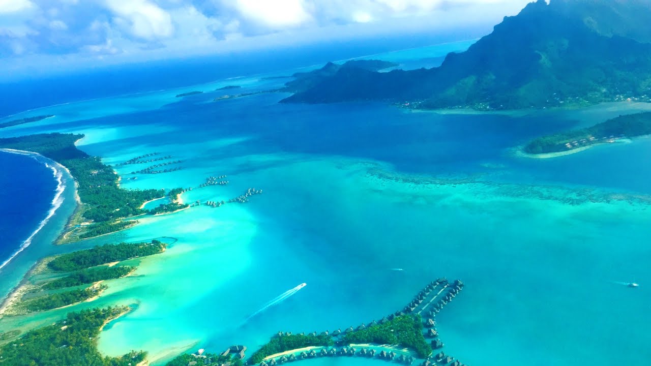Bora Bora Scenic Relaxation - Calming Music With Beautiful Scenes in the French Polynesian Islands