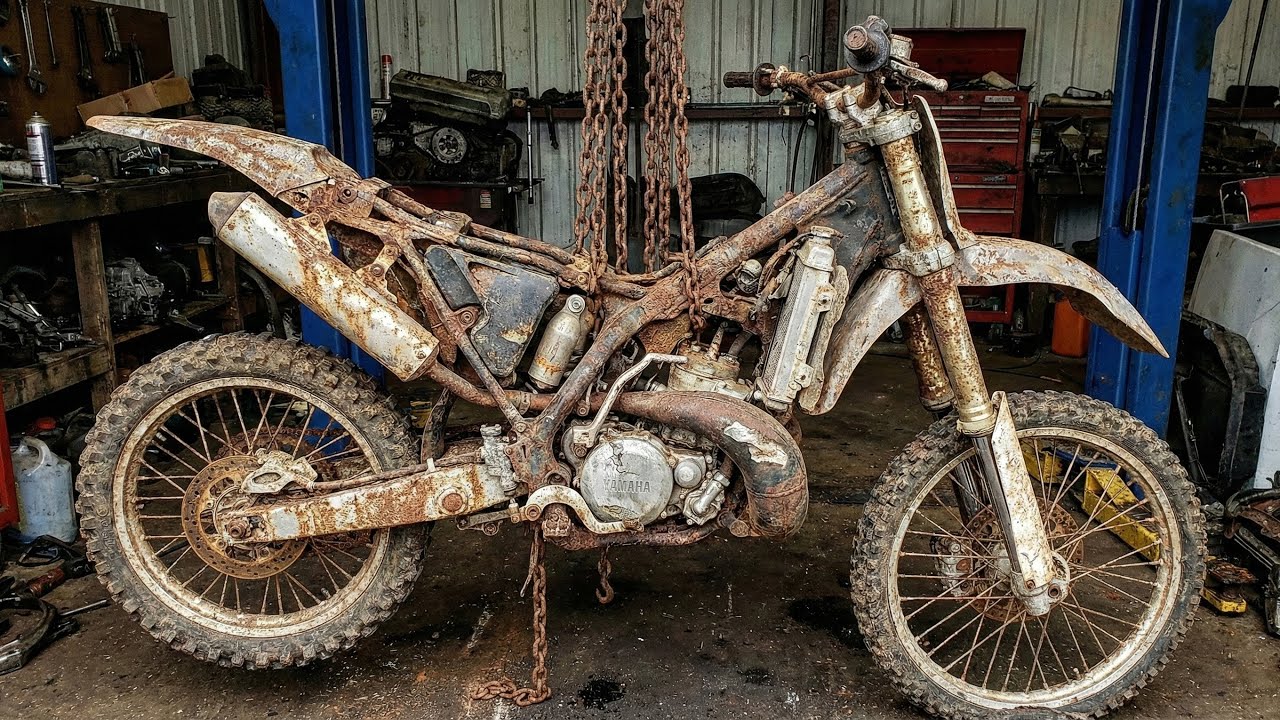 Восстановление мотоцикла Yamaha YZ250 1996 года | Полная реставрация 2-тактного двигателя и внедо...