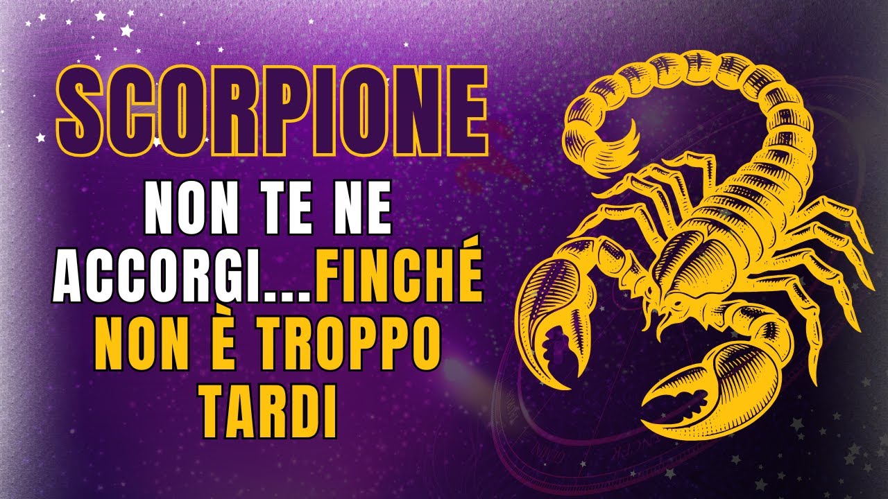 ♏Ecco cosa succede quando il LATO OSCURO di SCORPIONE prende il CONTROLLO