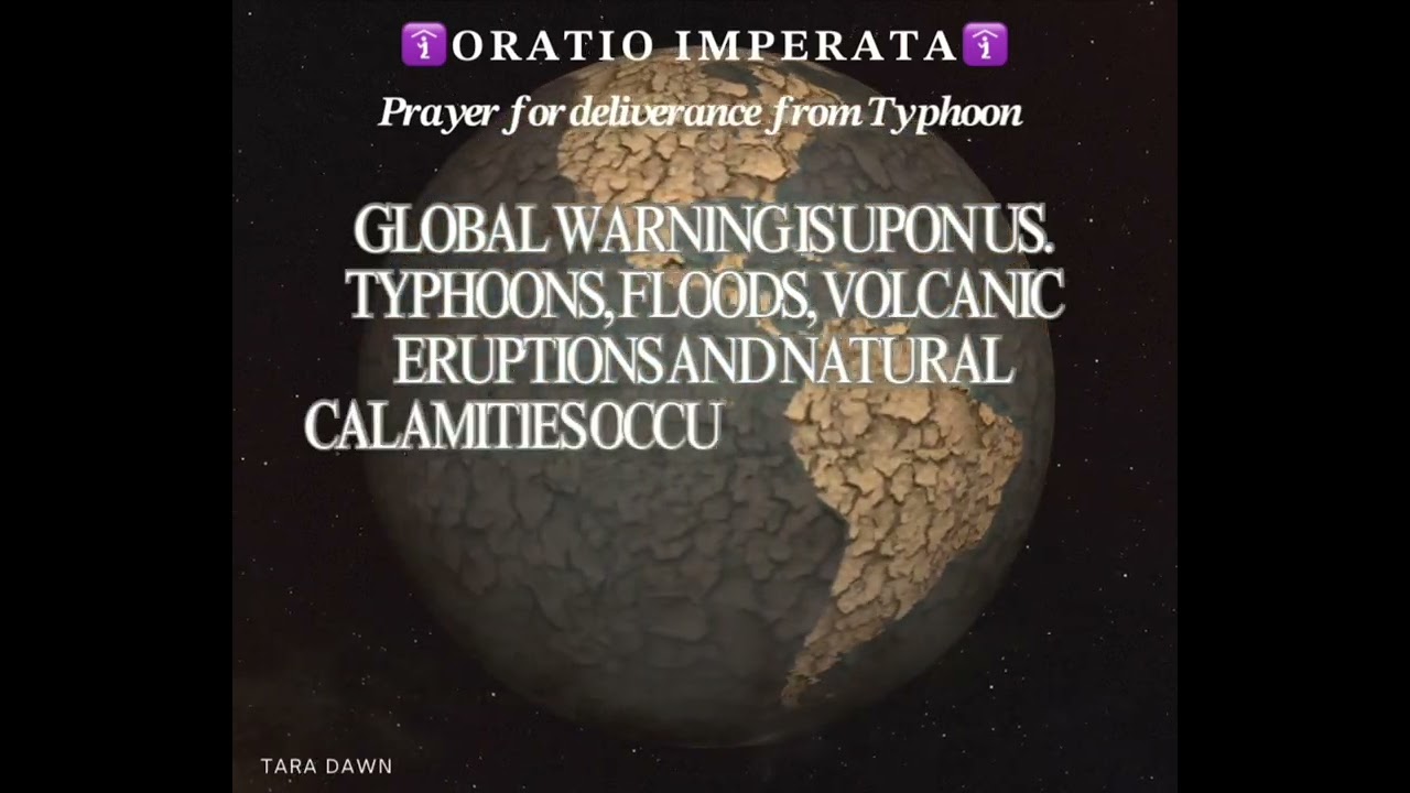 Oratio Imperata : prayer for deliverance from typhoon 