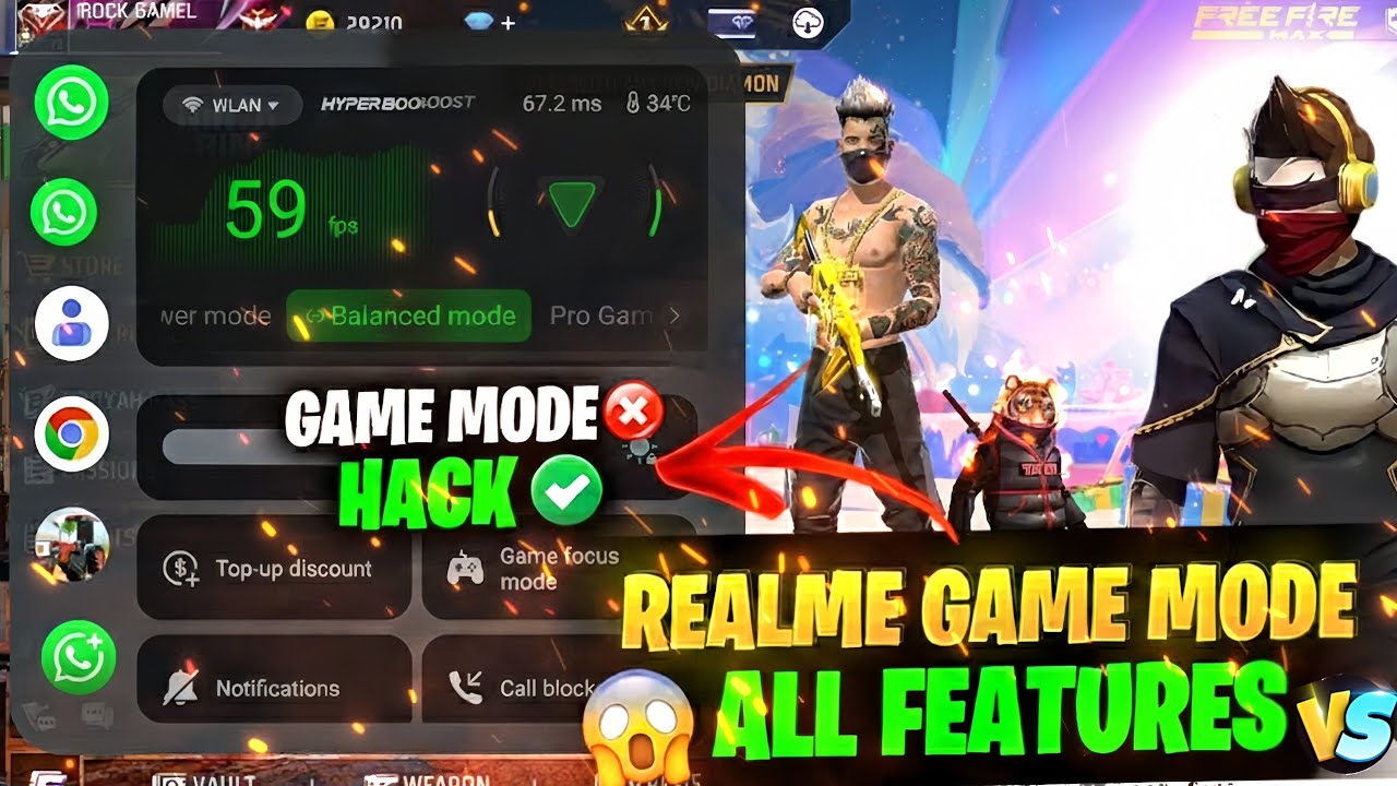 REALME GAMING MODE Explained 🤯🔥| For FREE FIRE & BGMI 👍 Fix Lag Problem | Realme Gaming Booster 