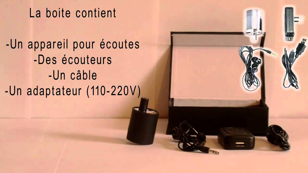 Gadget d'&eacute;coute espion par GadgetsElectroniques.com