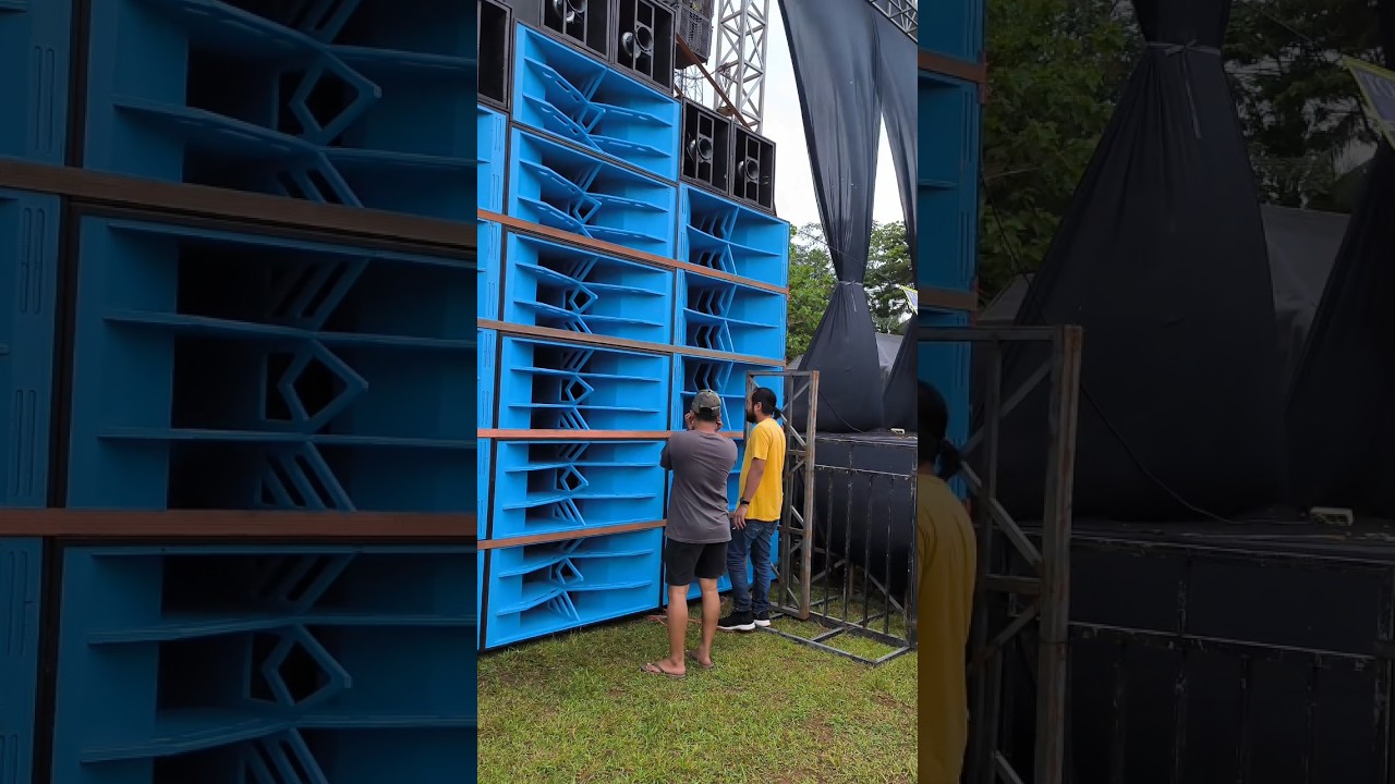 Mas bre pantau cek sound box barunya bareng mas david Blizzard #brewogaudio #ceksoundbrewog