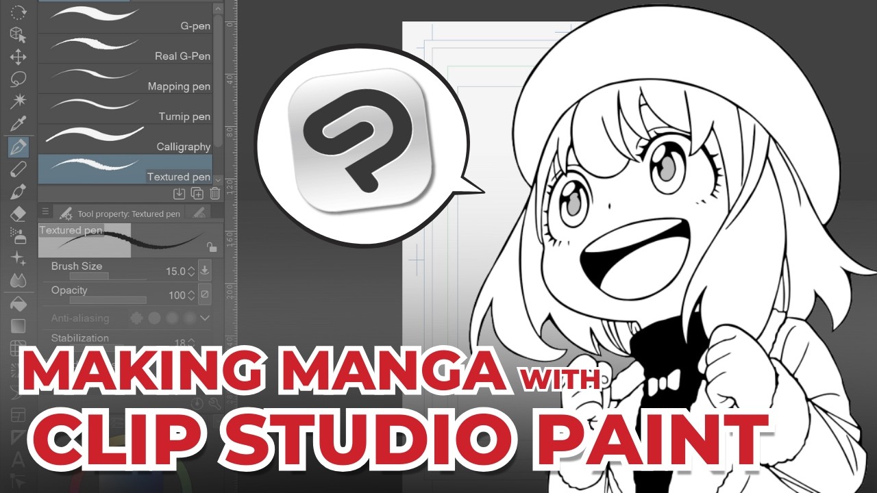 Как создать цифровую мангу: пошаговое руководство | Clip Studio Paint для начинающих