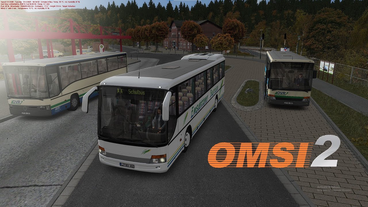 [S315UL-GT FL] THÜRINGER WALD| Swimming-Bus (Wurzbach, Gesamtschule ⇒ Lichtentanne)  [OMSI2]