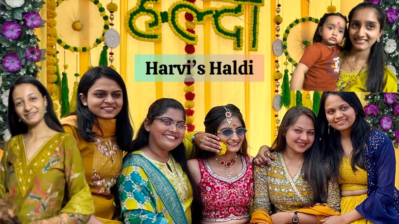 Friend ni Haldi ceremony..full enjoy and એકબીજાની ખેંચાતાણી😂 |marriage vibes| #haldi 