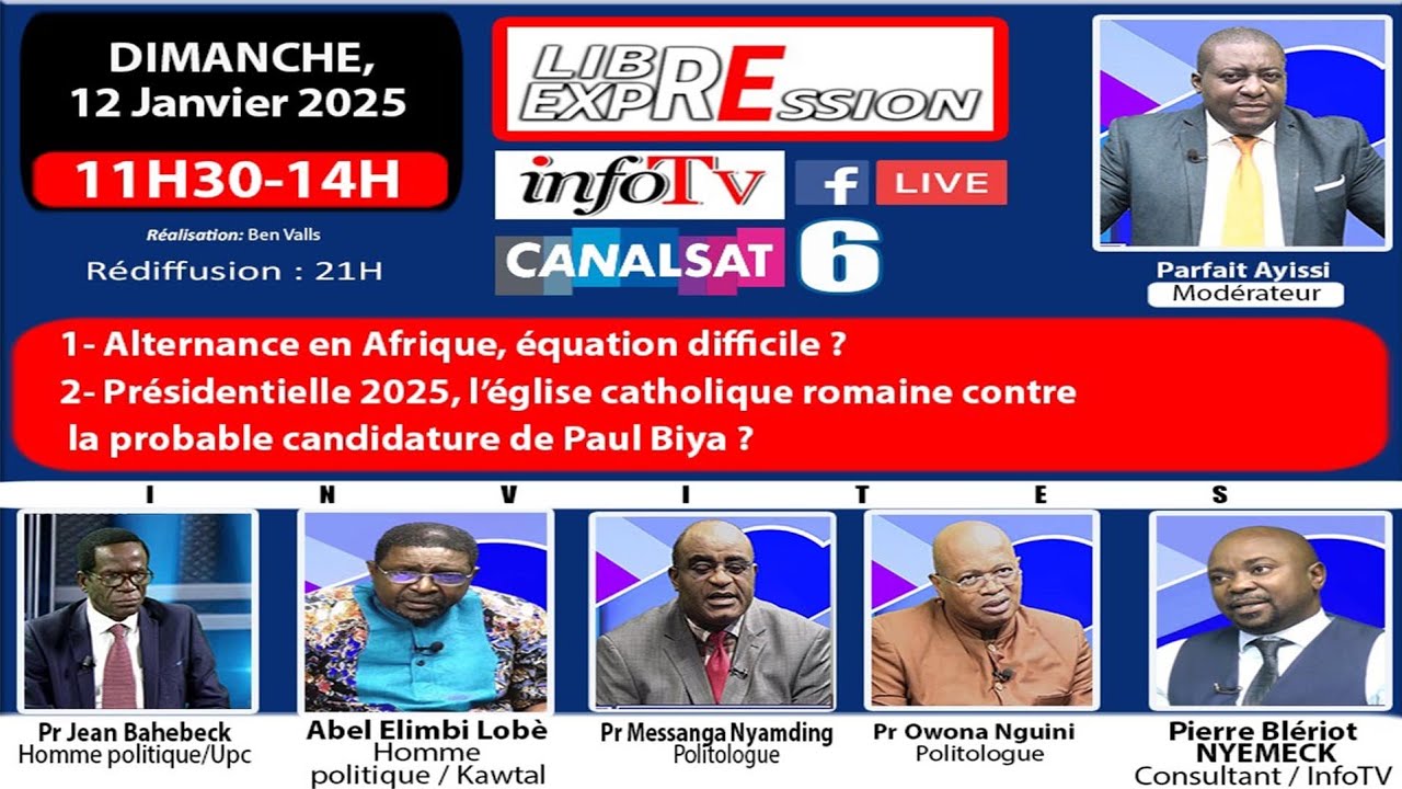LIBRE EXPRESSION DU 12 JANVIER 2025