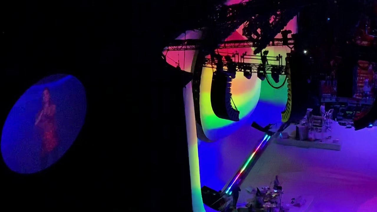 Break Free pride visuals Ariana Grande live Sweetener World Tour Miami