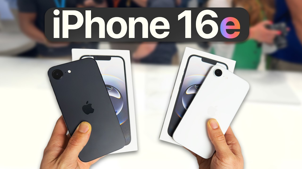 New iPhone 16e Unboxing & Hands-on!