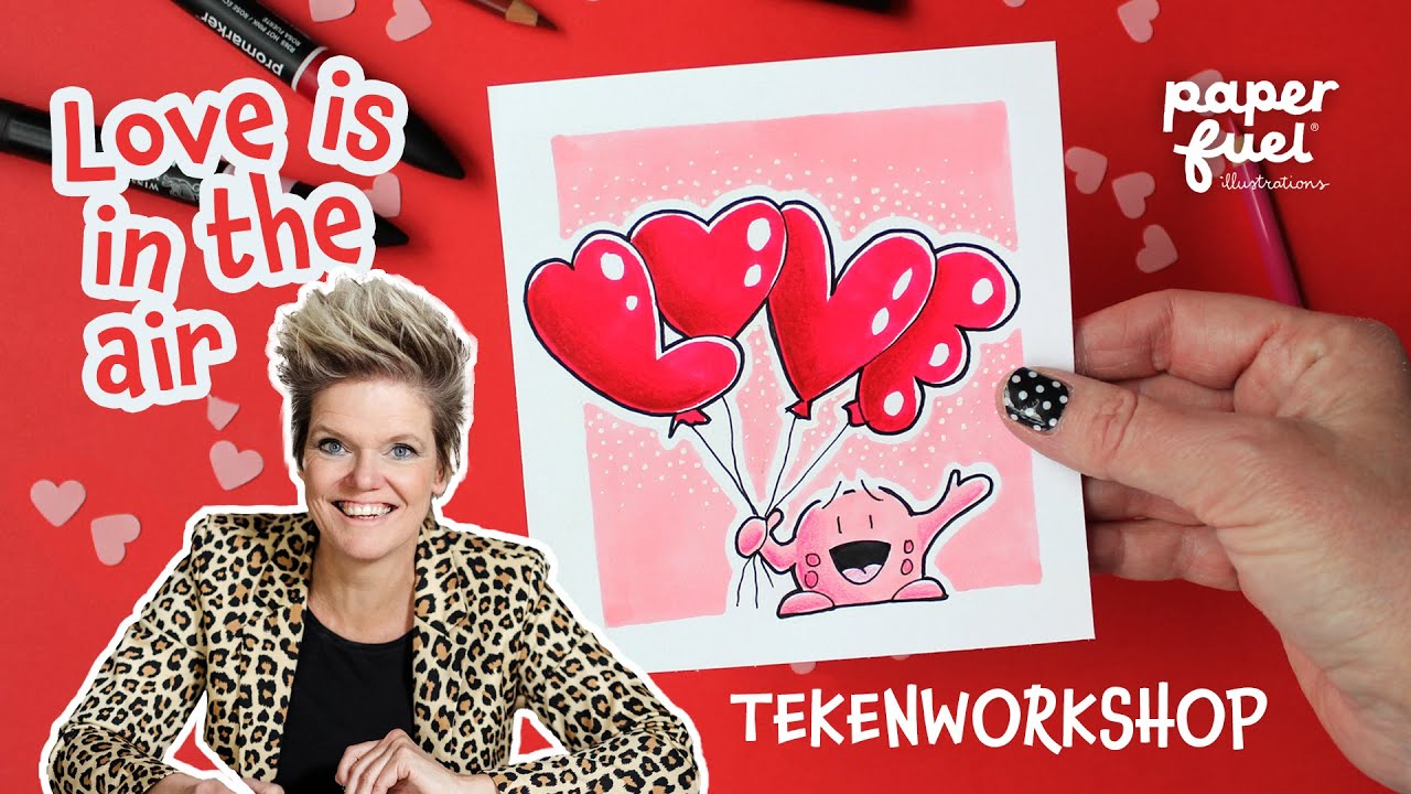 Love is in the air - Gratis tekenworkshop