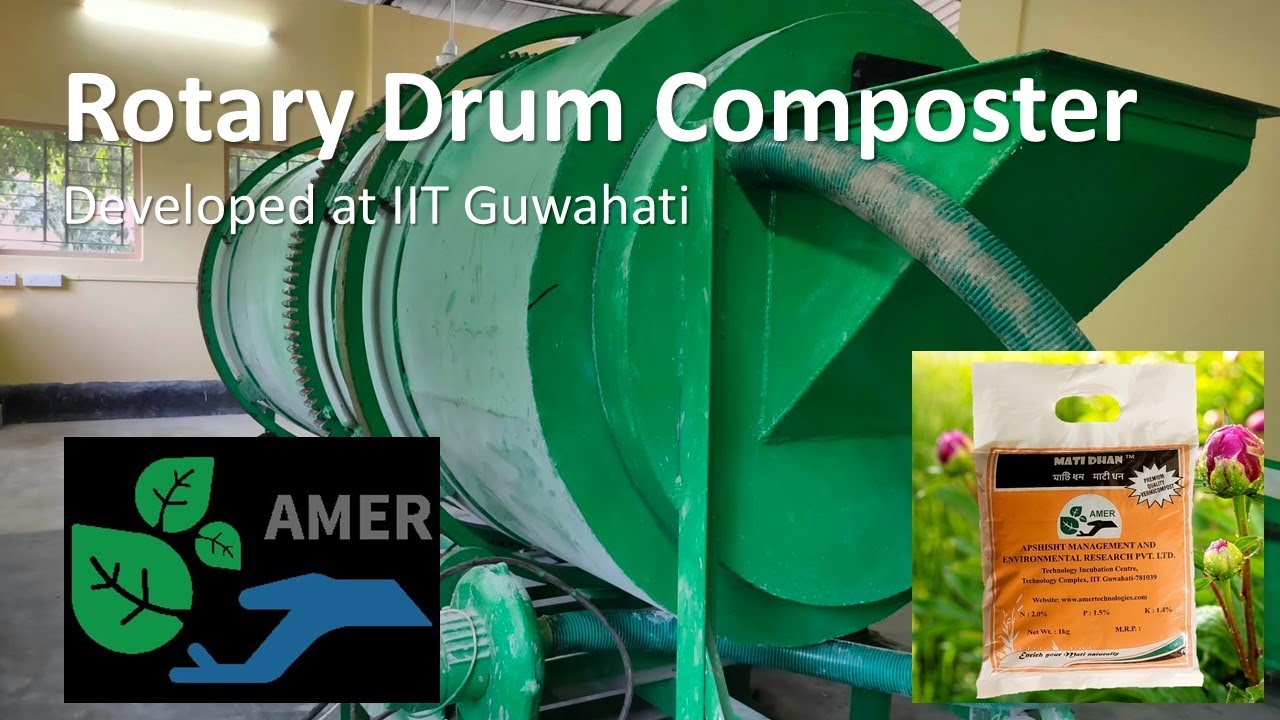Composting Techniques | Rotary Drum Composting | Vermicomposting | Solid Waste Management- at AMER