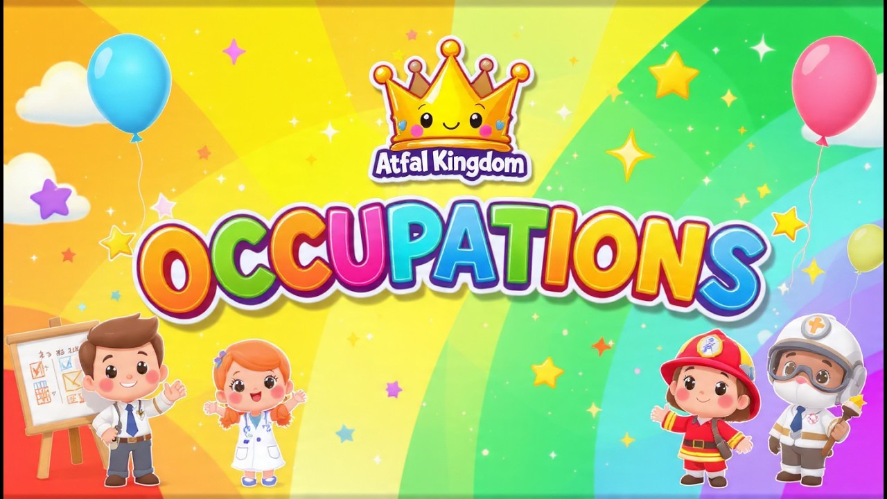 Learn Jobs & Professions Names with Pictures and Pronunciation | Atfal Kingdom