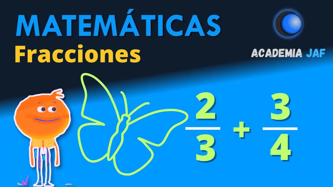 Método mariposa para sumar y restar fracciones