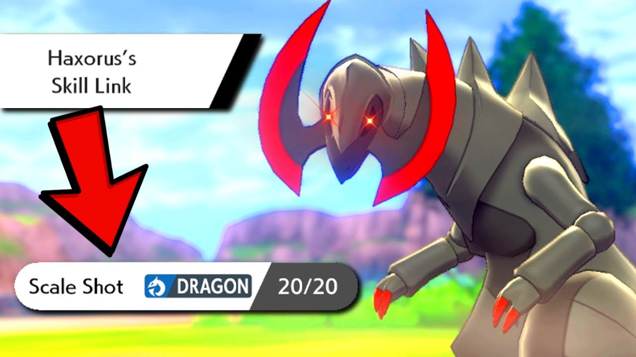 SKILL LINK Scale Shot Haxorus!