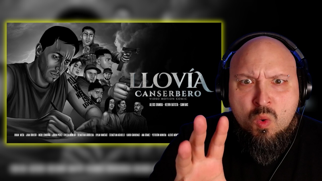 LLOVÍA - CANSERBERO (Video Motion Comic) // BATERISTA REACCIONA // Nacho Lahuerta