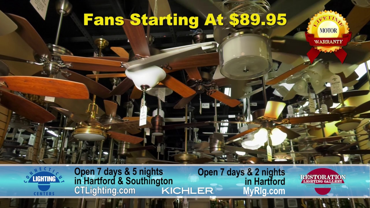 CT Lighting Centers: Kichler Fans