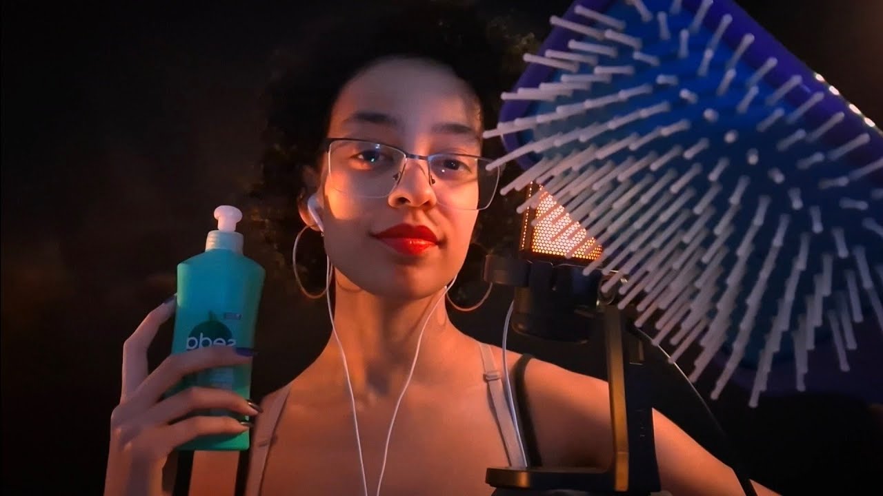 ASMR | FINALIZANDO SEU CABELO APÓS VOCÊ PEGAR CHUVA ☔️ 