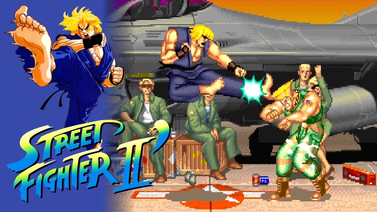 Street Fighter II: Champion Edition - Ken (Arcade / 1992) 60fps