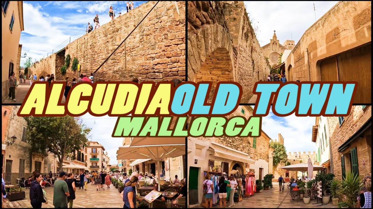 ALCUDIA Old Town - Mallorca - Spain [4k]