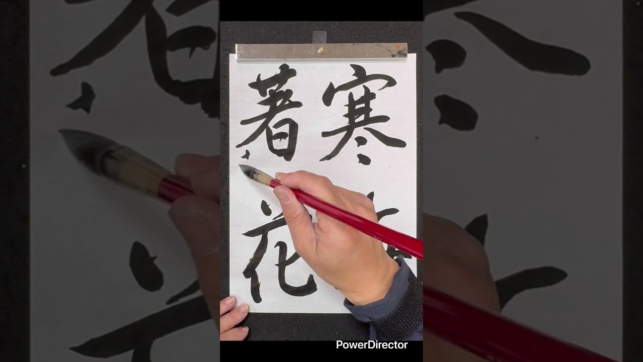 R8.2 寒梅着花（行書）
