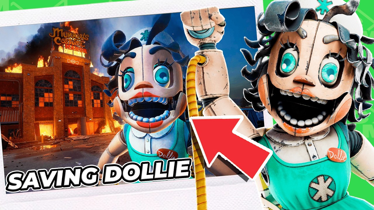 If you SAVE DOLLIE, SHE ESCAPES with YOU! (NEW FNAF: Secret of the Mimic END)