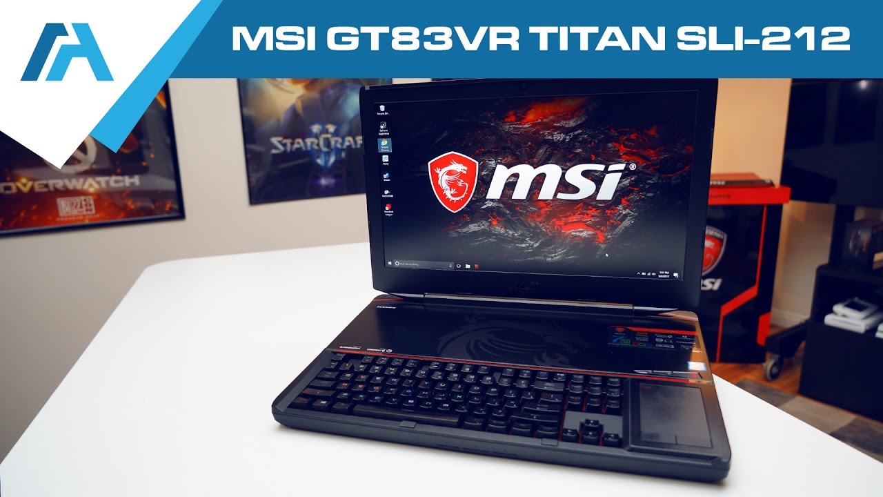 MSI GT83VR TITAN Dual GTX1080 SLI 18.4